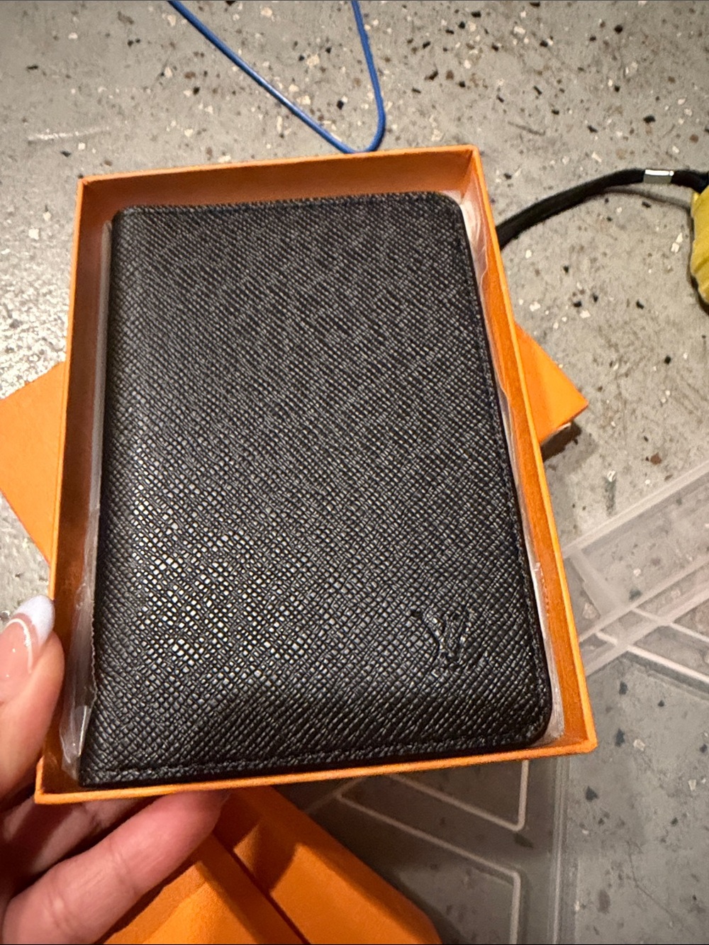 Men/Women Black Leather Passport Holder-Inspired Collection
